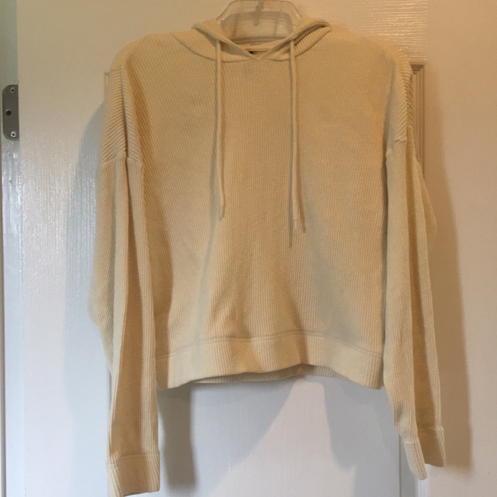 Pieces ribbed hoodie size XL, NWOT